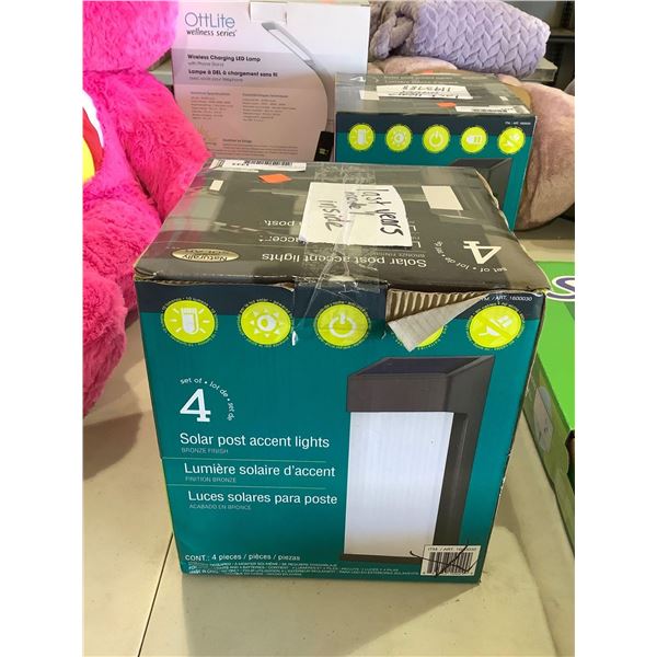 Naturally Solar Solar Post Accent Lights (3.2in x 8in)