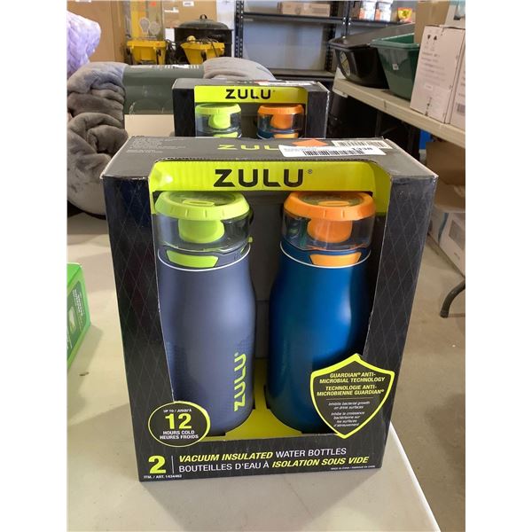 Zulu Vacuum Insulated Water Bottles 2-Pack