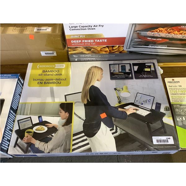 Birdrock Home Bamboo Sit-Stand Desk