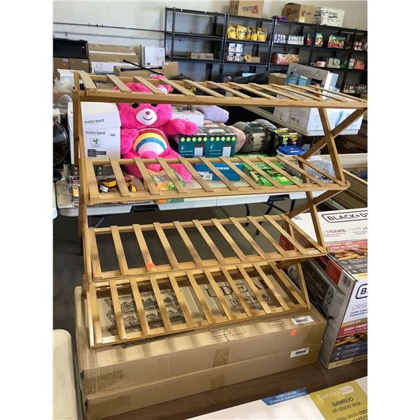 Udear Bamboo Shoe Rack