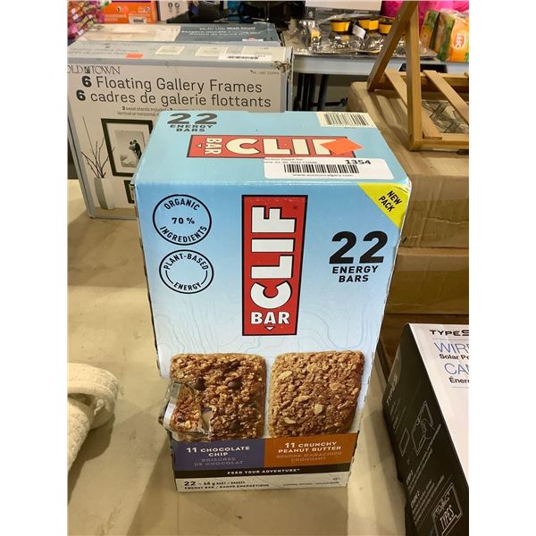 Cliff Bar Energy Bars Peanut Butter/Chocolate Chip (22 x 68g)