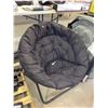 Image 1 : Folding Moon Chair - Black