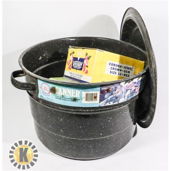 ESTATE CANNING BOT WITH ACCESSORIES