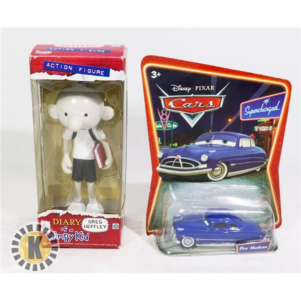 FIGURES- DOC HUDSON& DIARY OF A WHIMPEY KID & MORE