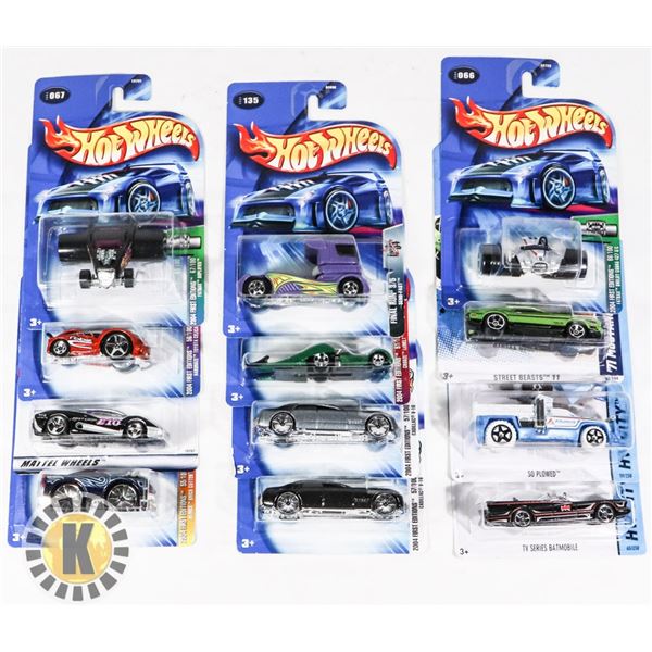 HOT WHEELS ASSORTED BAG OF 12