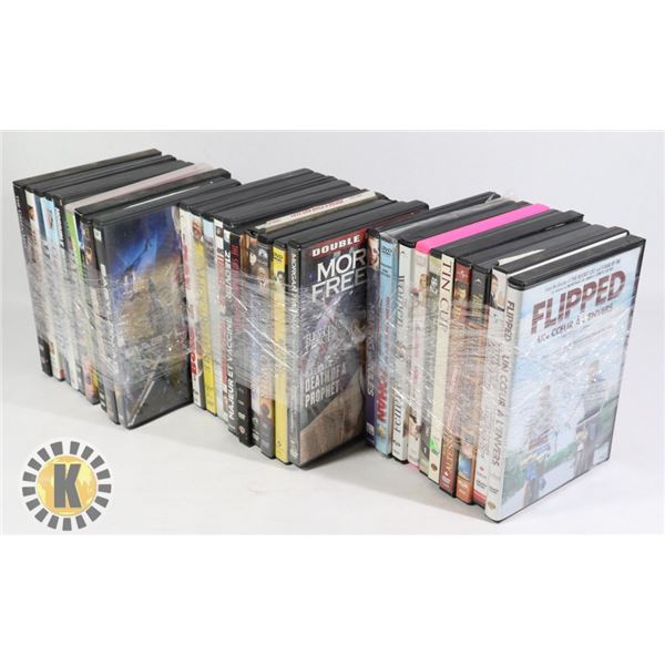 BUNDLE OF 30 ASSORTED DVDS