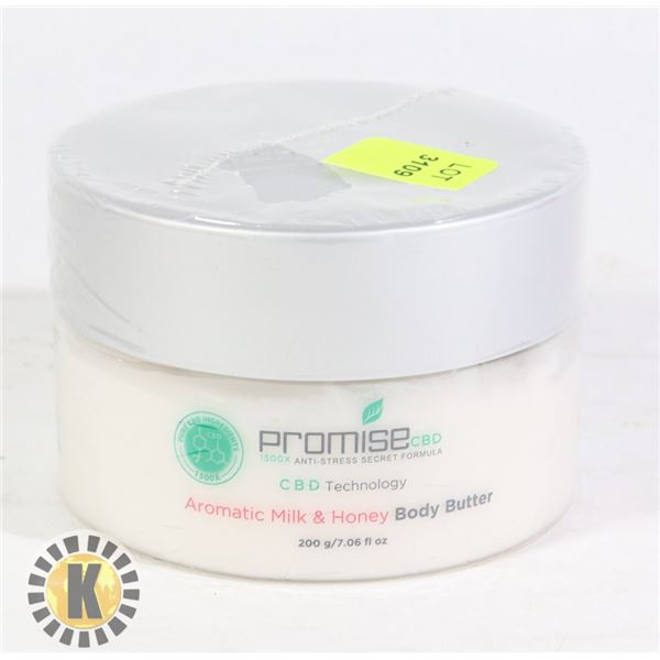 CBD INFUSED AROMATIC MILK AND HONEY BODY BUTTER