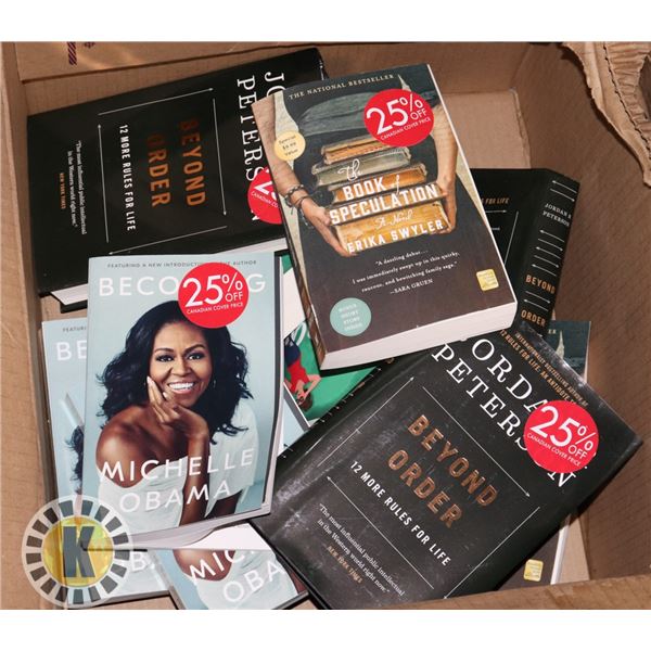 BOX OF DRUG STORE CLOSURE BOOKS