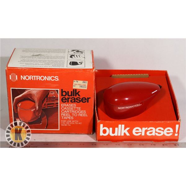 VINTAGE NORTRONICS BULK ERASER (ERASES CASSETE