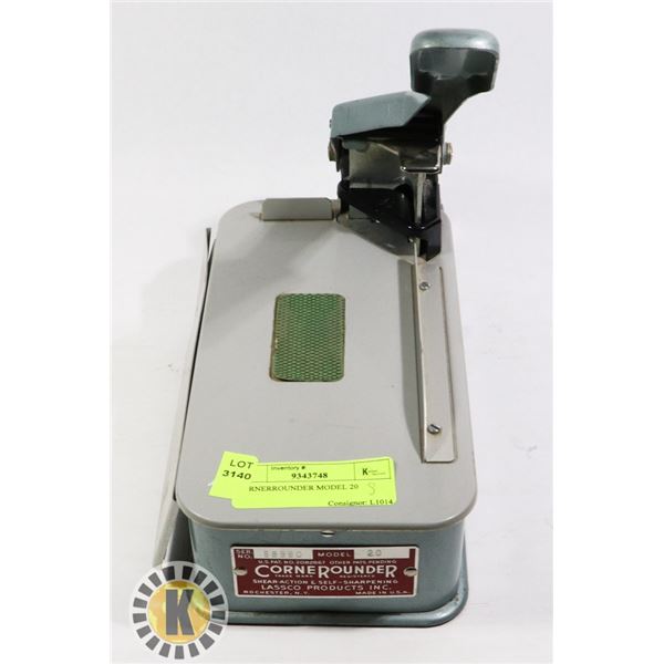 CORNER ROUNDER MODEL 20