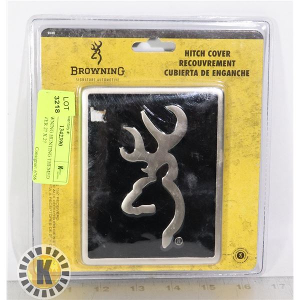 NEW BROWNING HUNTING THEMED HITCH COVER 2? X 2?