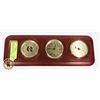 Image 1 : LANDINI THERMOMETER, BAROMETER, CLOCK- 1 PIECE