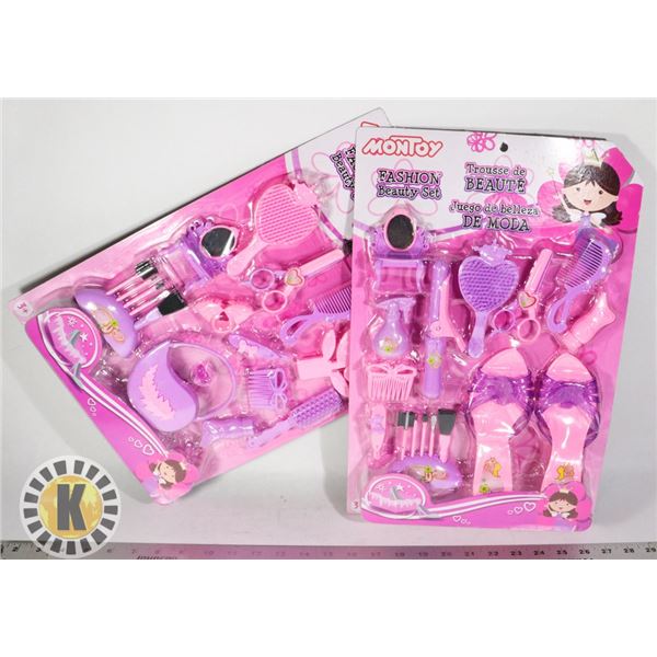 PAIR OF MONTAY FASHION BEAUTY SETS FOR KIDS