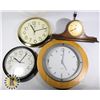 Image 1 : BOX OF DECOR- WALL CLOCKS