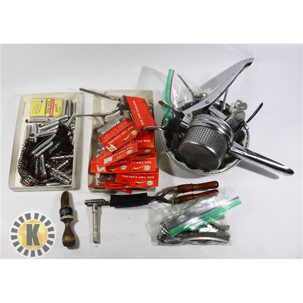 BX OF MISCELLANEOUS-GROOM SET, HAIR CLIPS, & MORE