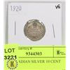 Image 1 : 1920 CANADIAN SILVER 10 CENT COIN