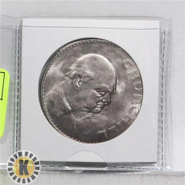 1 ELIZABETH II / WINSTON CHURCHILL 1965 COIN