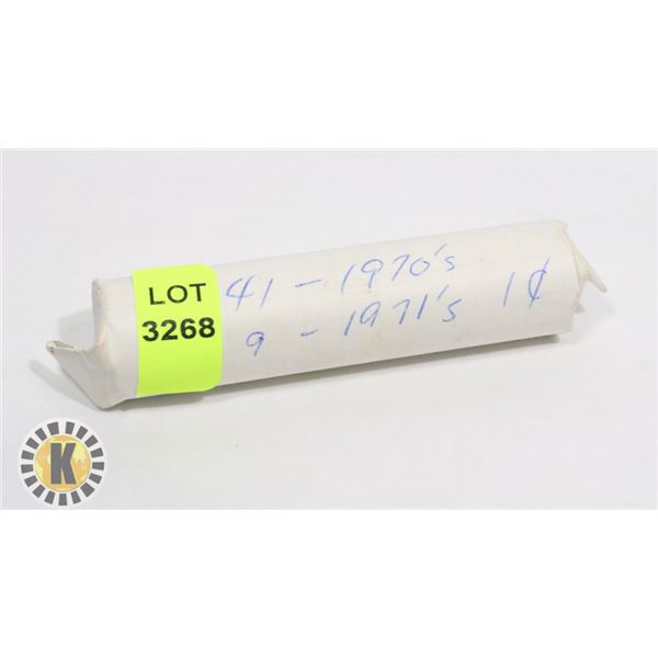 ROLL OF CANADIAN PENNIES