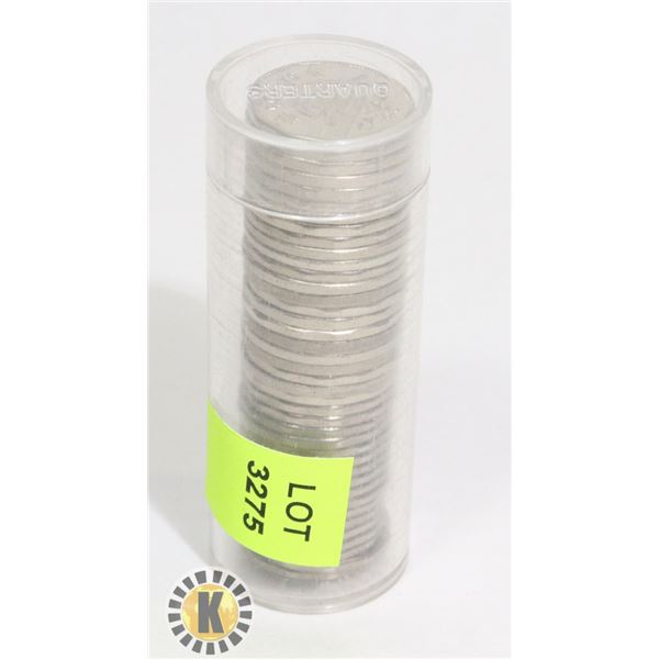 TUBE OF CANADIAN NICKELS, ALL APPEAR TO BE FROM