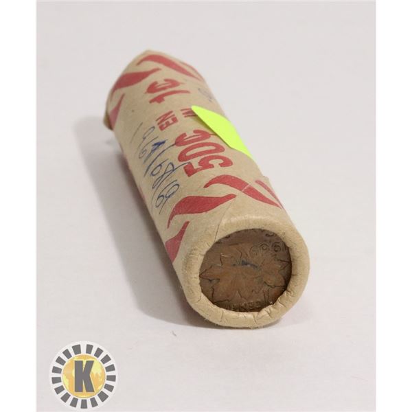 ROLL OF CANADIAN PENNIES