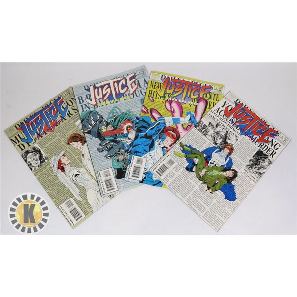 MARVEL COMICS JUSTICE #1-4