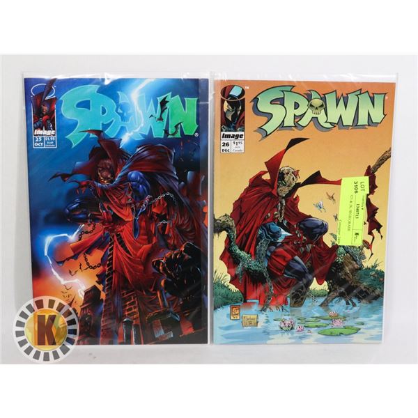 SPAWN #25 & 26, HIGH GRADE