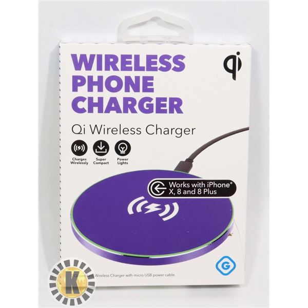 NEW GEMS WIRELESS QI PHONE CHARGER