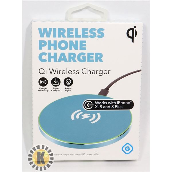 NEW GEMS WIRELESS QI PHONE CHARGER