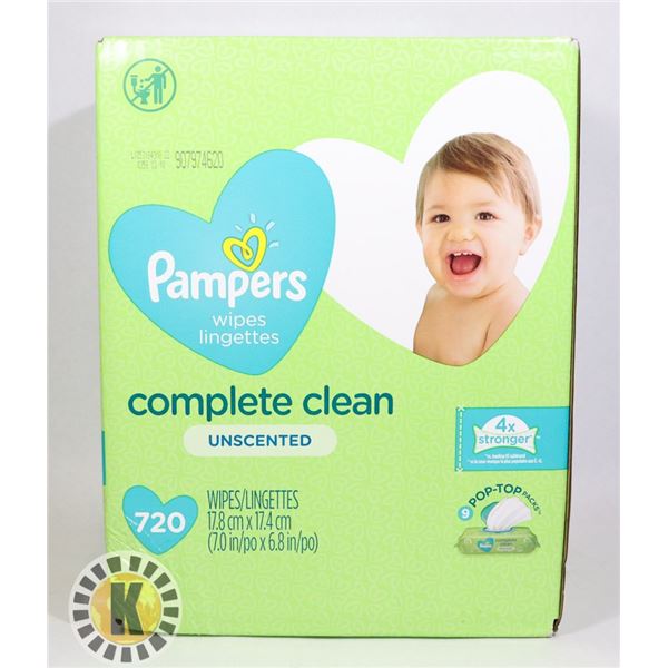 PAMPERS WIPES UNSCENTED