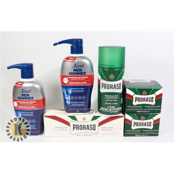 BAG OF PRORASO BARBER ITEMS