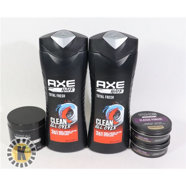 BAG OF AXE HAIR PRODUCT