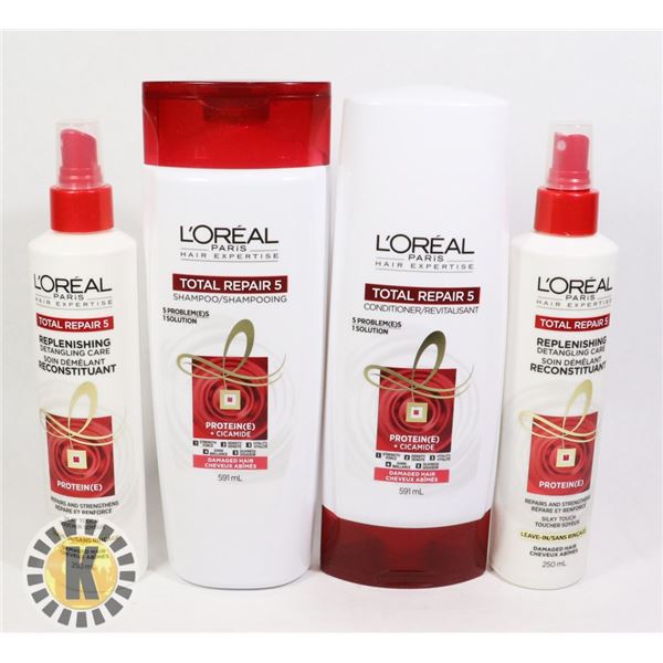 BAG OF L'OREAL HAIR PRODUCT