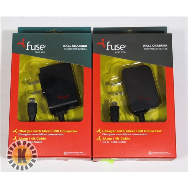 FUSE CHARGER WITH MICRO USB CONNECTOR