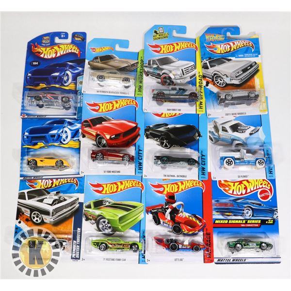 HOT WHEELS ASSORTED BAG OF 12