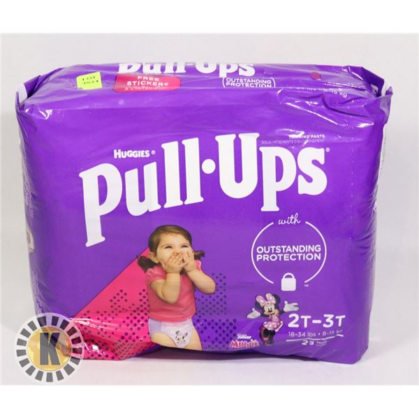 HUGGIES PULL UPS SIZE 2T-3T