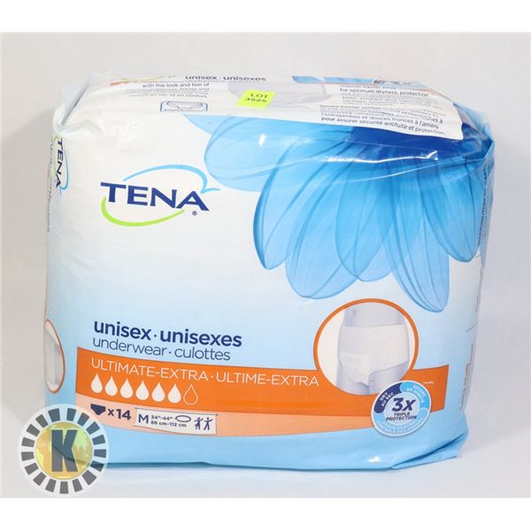 PACK OF TENA SIZE MEDIUM 14 PACK