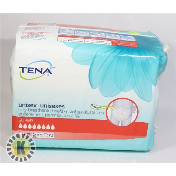 PACK OF TENA UNISEX SIZE XL