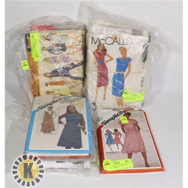BUNDLE OF SEWING PATTERNS