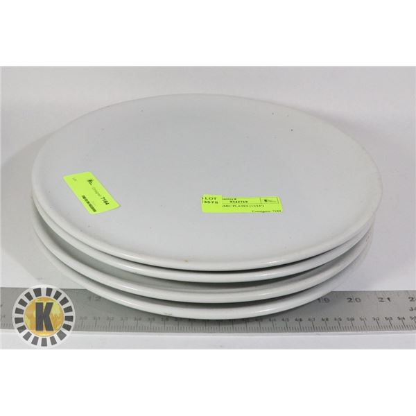 4 LG CERAMIC PLATES (13/14")