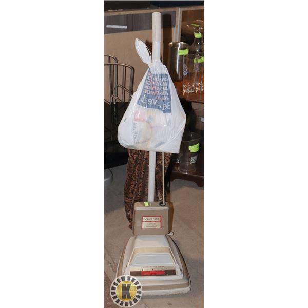 VINTAGE VIKING VACUUM WITH ACCESSORIES