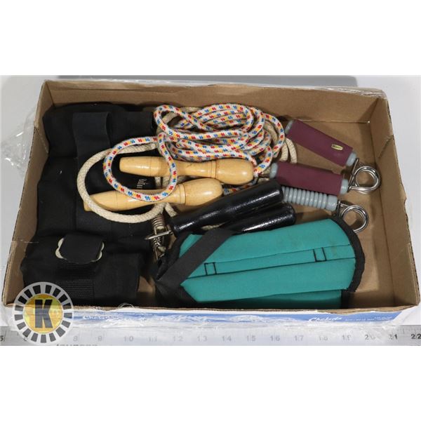 FLAT OF FITNESS EQUIPMENT