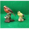 Image 1 : 20)  LOT OF 2 VINTAGE PORCELAIN BIRD SCULPTURES.