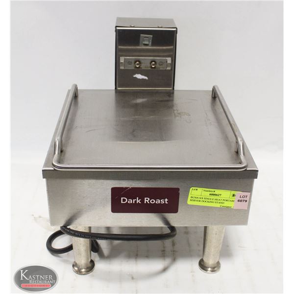 BUNN S/S SINGLE HEAT PORTABLE SERVER DOCKING STAND