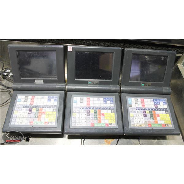 LOT OF 3 VECTRON POS VARIO FOLDING POS TERMINALS