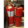 Image 1 : LOT OF 2 FIRE EXTINGUSHER CLASS ABC 20 LB
