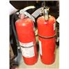 Image 1 : LOT OF 2 FIRE EXTINGUSHER CLASS ABC 10 LB