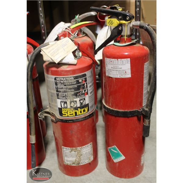 LOT OF 2 FIRE EXTINGUSHER CLASS ABC 10 LB