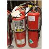 Image 1 : LOT OF 2 FIRE EXTINGUSHER CLASS ABC 10 LB