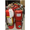 Image 1 : LOT OF 2 FIRE EXTINGUSHER CLASS ABC 10 LB