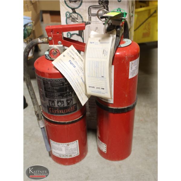 LOT OF 2 FIRE EXTINGUSHER CLASS ABC 10 LB